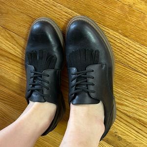 Clarks Black Leather Oxford US size 6.5